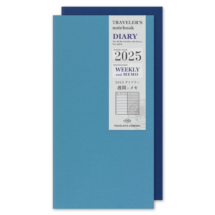 Traveler's Company 2025 Weekly + Memo Refill (Regular)