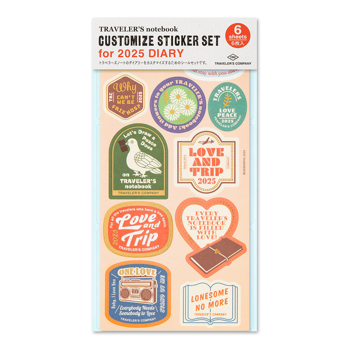 Traveler's Company 2025 - Customized Sticker Set