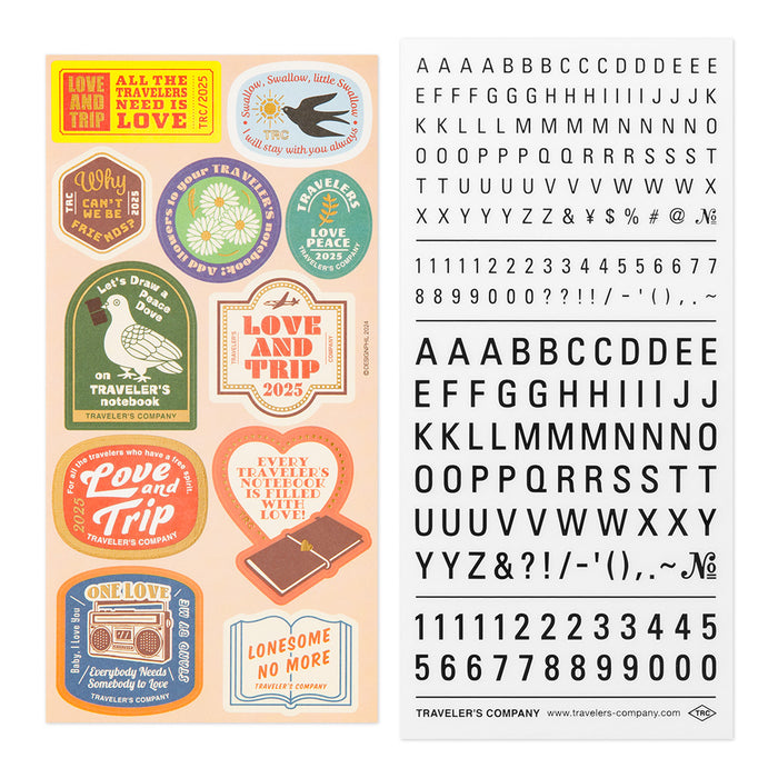 Traveler's Company 2025 - Customized Sticker Set