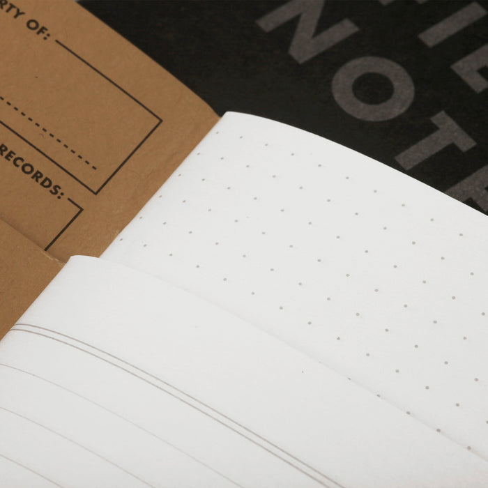 Field Notes Pitch Black muistivihko (3-Pack)