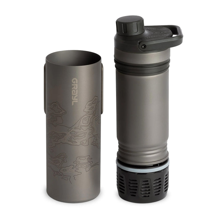 Grayl UltraPress Titanium Filter & Purifier Bottle