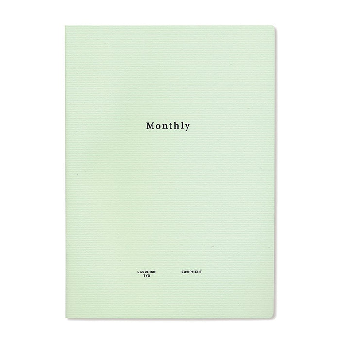 Laconic Style Notebook "Monthly" - kuukausikalenteri