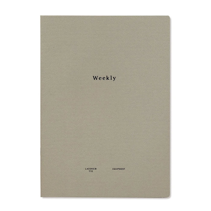 Laconic Style Notebook "Weekly" - viikkokalenteri