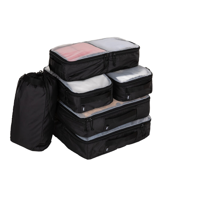 Pakt 6-Piece Packing Cube Set -paukkauspussi-setti