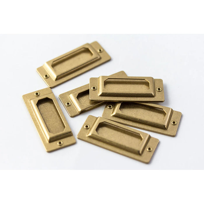 Traveler's Company Brass Label Plates (6 kpl)