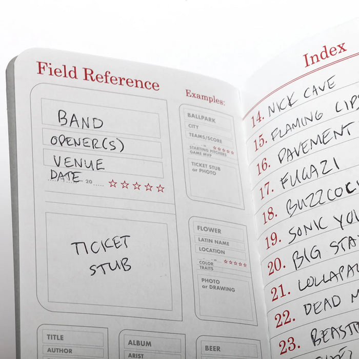 Field Notes Index Edition Notebook (2-pack)