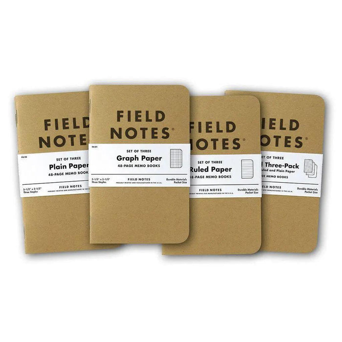 Field Notes Original Kraft Notebook (3-pack)