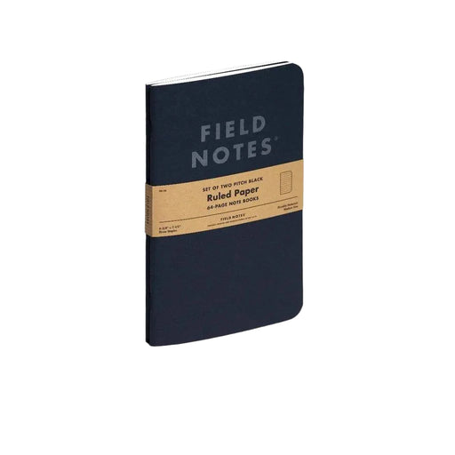 Field Notes Pitch Black LARGE Notebook (2-pack)