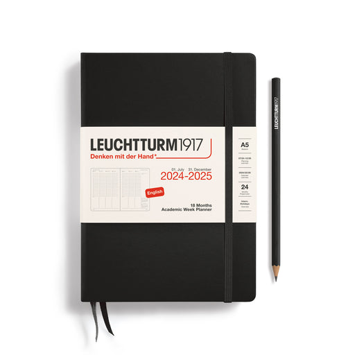 Leuchtturm1917 Week Planner Medium (A5) 2024-25, 18 months - Urban Kit Supply