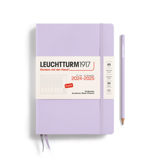 Leuchtturm1917 Week Planner Medium (A5) 2024-25, 18 months - Urban Kit Supply