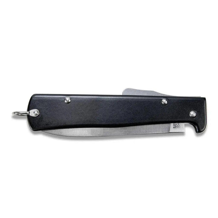 OTTER-Messer Mercator Cat Folding Knife 3.5 Stainless Blade Metal Alloy  Handle
