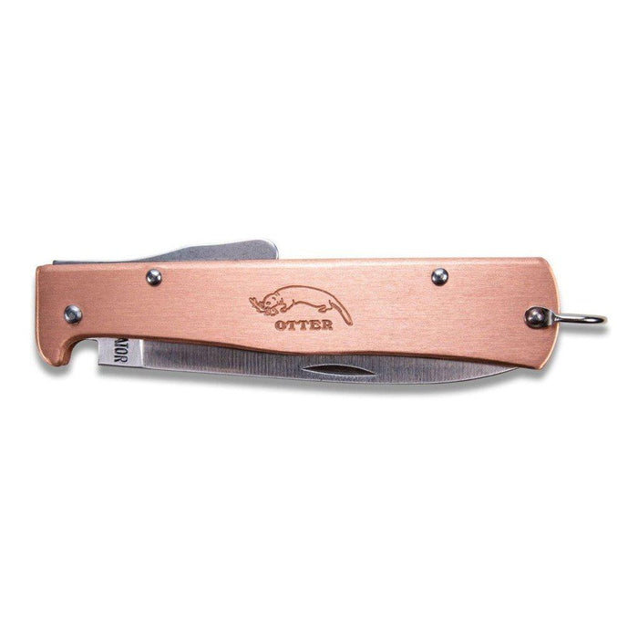 Otter Mercator Copper Folding Knife Large - German Knife Shop