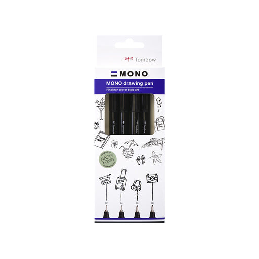 Tombow Fineliner MONO Drawing Pen Set - Urban Kit Supply